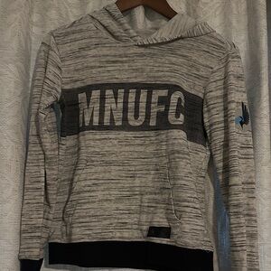 Gray MN United Hoodie